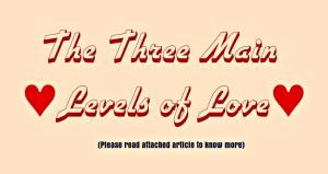 three_main_levels_of_love